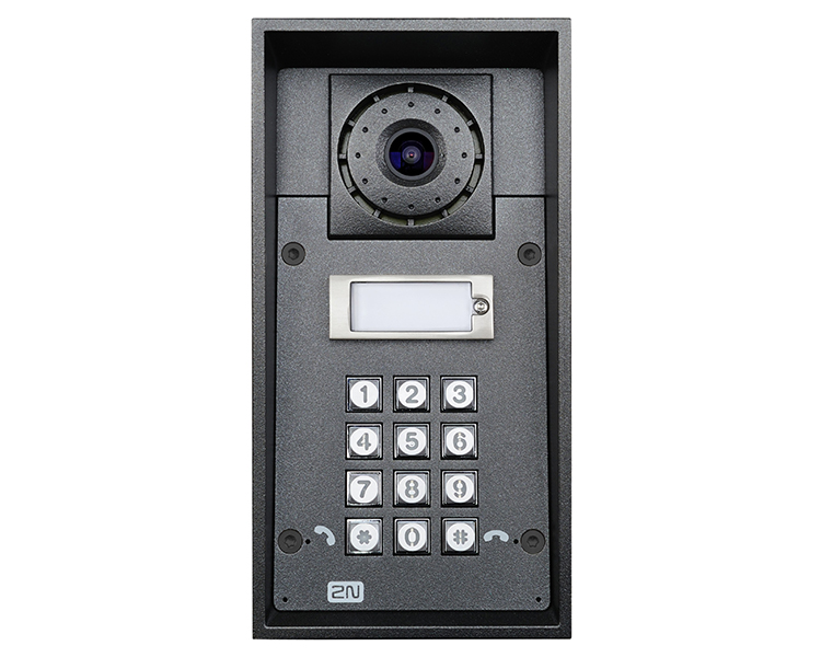 2N IP Force - 1 Button + Camera + Keypad + 10W Speaker (9151101CKW)