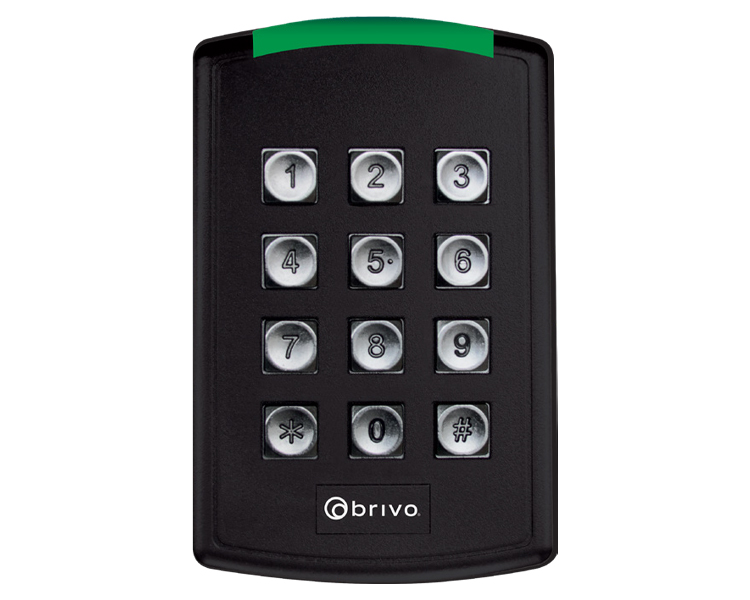 Brivo Single Gang Tri-technology Reader with Keypad (B-BSPK)