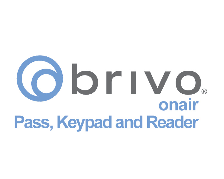 Brivo Single Gang Mount Onair Pass, Keypad and 13.56Mhz Smart Card Reader (B-BSK)