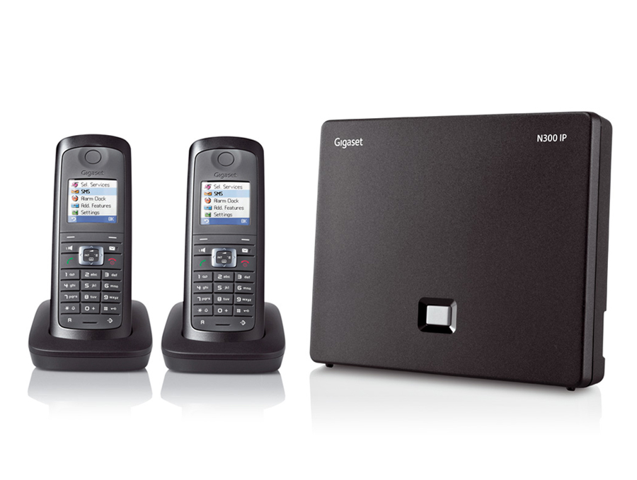 Gigaset N300IP DECT Base Station & Gigaset E49H DECT Two Handset Bundle