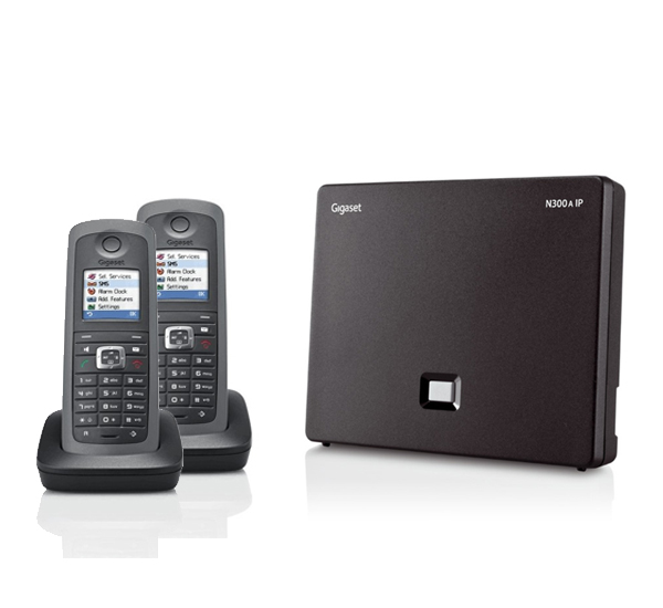 Gigaset N300AIP DECT Base Station & R410H PRO DECT Two Handset Bundle