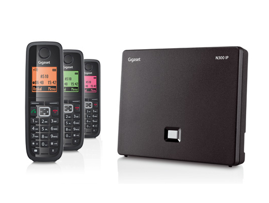 Gigaset GIGASET-C530IP Cordless Hybrid Expandable Phone for IP or Landline  Calls Gigaset GIGASET-C530IP Cordless Hybrid Expandable Phone for IP or