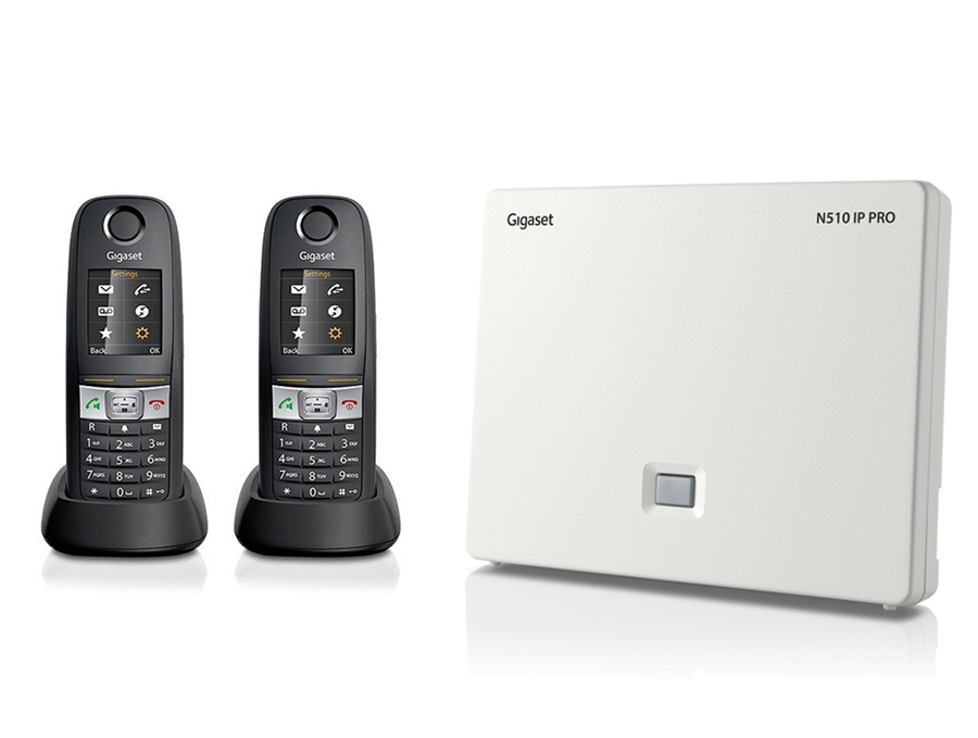 Gigaset N510IP Base Station and Gigaset R630H Phone bundle - Two handsets