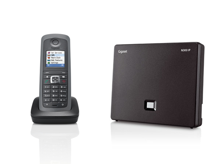 Gigaset N300IP DECT Base Station & Gigaset R410H Cordless DECT Phone - One Handset Bundle