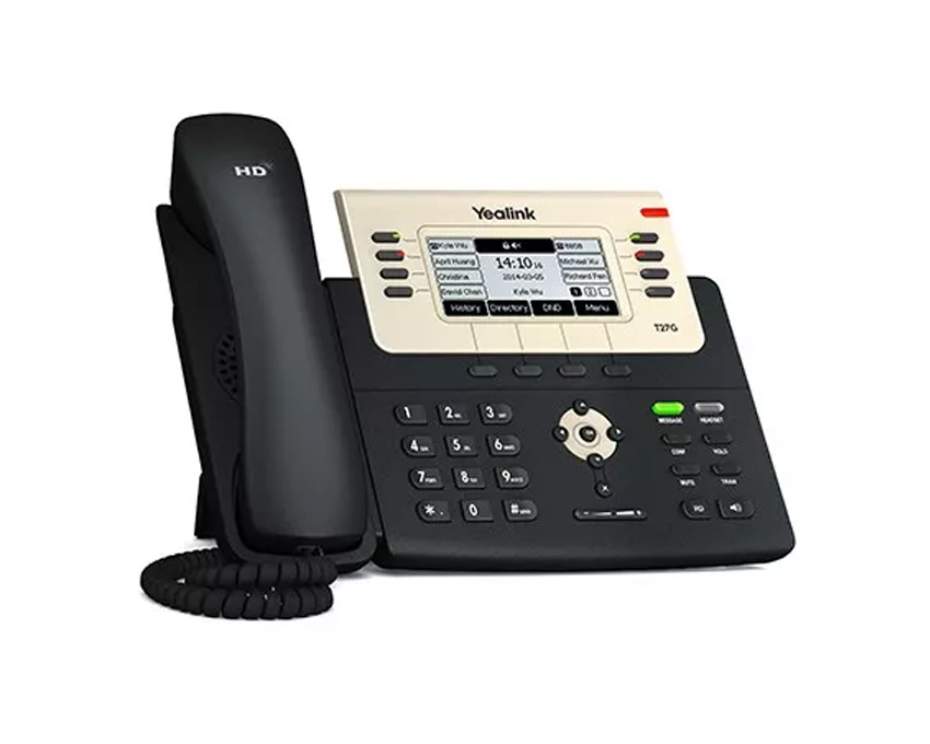 Ip телефон sip t27g настольный набор тональный подклабонлин voip установка настольный yealink